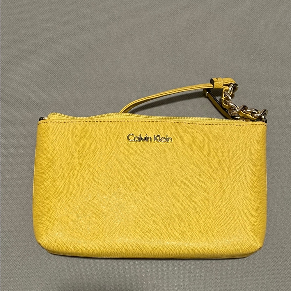 Calvin Klein Vibrant Yellow Clutch